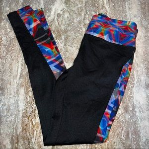 LulaRoe Jordan size XS BRIGHT COLORS workout exercise leggings